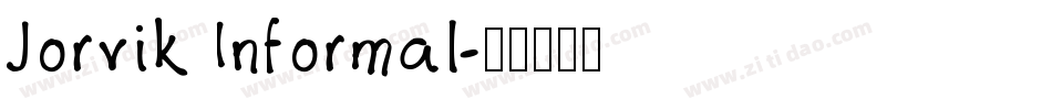 Jorvik Informal字体转换